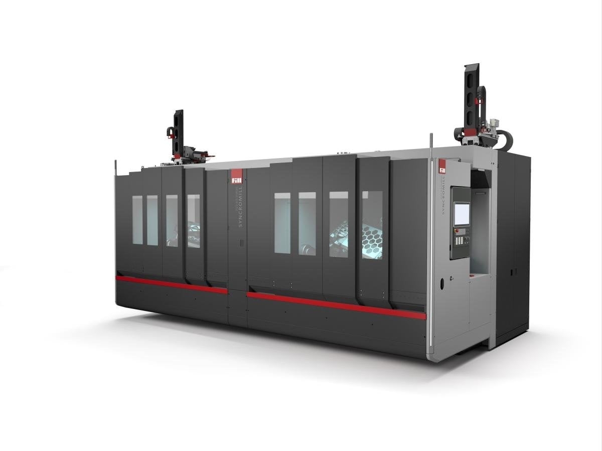 FILL SYNCROMILL D22-80 X2000 ile Büyük  Parçalarda Yüksek Hassasiyetli İşleme