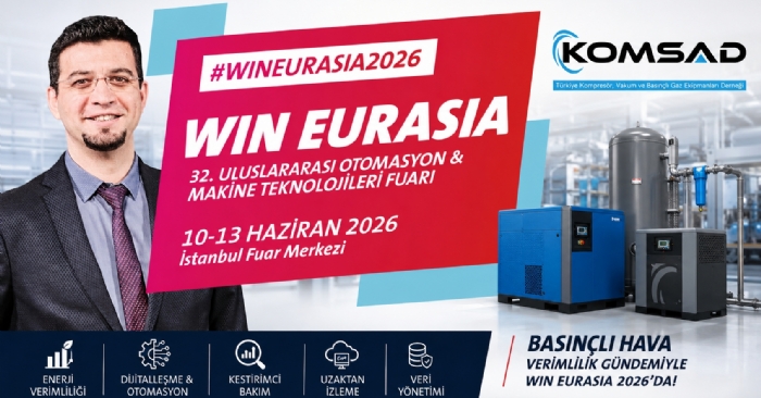 Basınçlı Hava Teknolojileri  WIN EURASIA 2026’da Verimlilik  Odağında Buluşuyor 