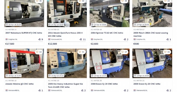 CNC Tezgâh Yatırımı İçin Fırsat: Doosan, Hyundai, Hwacheon ve Mori Seiki Makineler Açık Artırmada