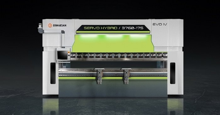 ERMAKSAN EVO-IV Servo Hybrid Abkant ile %65 Enerji Tasarrufu Sağlıyor