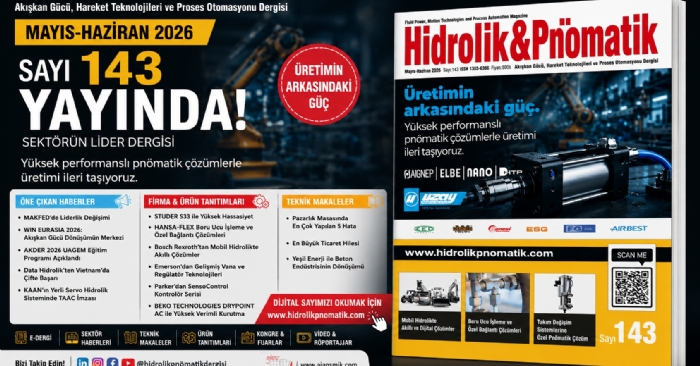 Hidrolik&Pnömatik Dergisi Mayıs-Haziran 2026 Sayısı Yayında