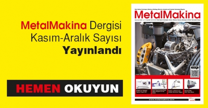 MetalMakina Dergisi Kasım–Aralık 2025 Sayısı Yayında!