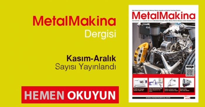 MetalMakina Dergisi Kasım–Aralık 2025 Sayısı Yayında!