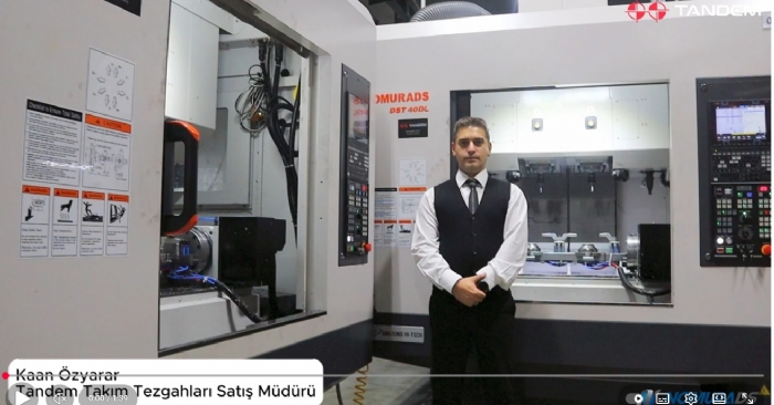 Tek makina ile 2 kat verimlilik! Nomura DST-40 DL Çift İş Milli CNC Dik İşleme Merkezi