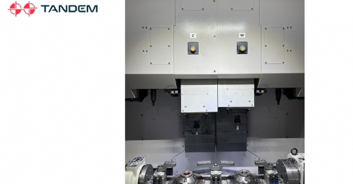 Tek makina ile 2 kat verimlilik! Nomura DST-40 DL Çift İş Milli CNC Dik İşleme Merkezi