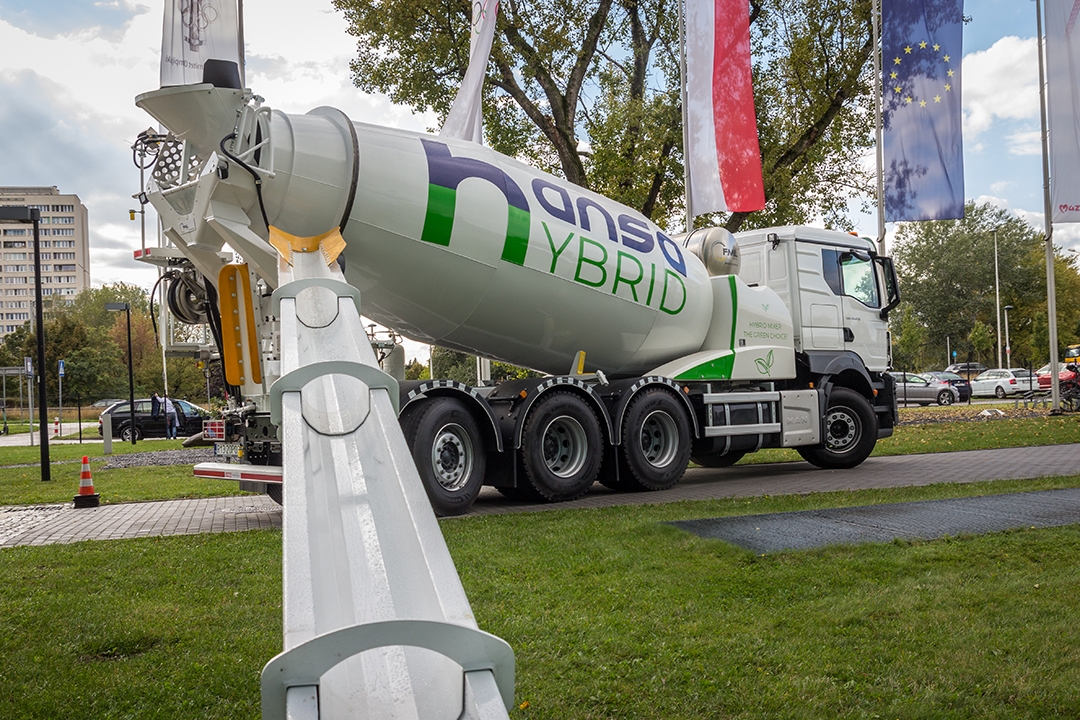 Parker Teknolojileriyle Geliştirilen Hibrit Beton Mikserleri Daha Yeşil Bir Gelecek Sunuyor