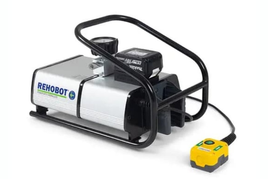  REHOBOT’tan Kablosuz Batarya  Tahrikli Hidrolik Pompa