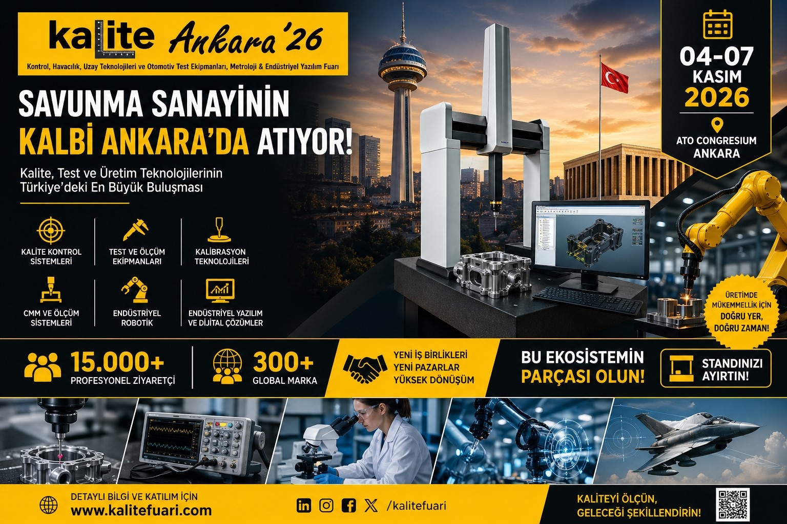 SAVUNMA SANAYİNİN KALBİ ANKARA’DA ATIYOR