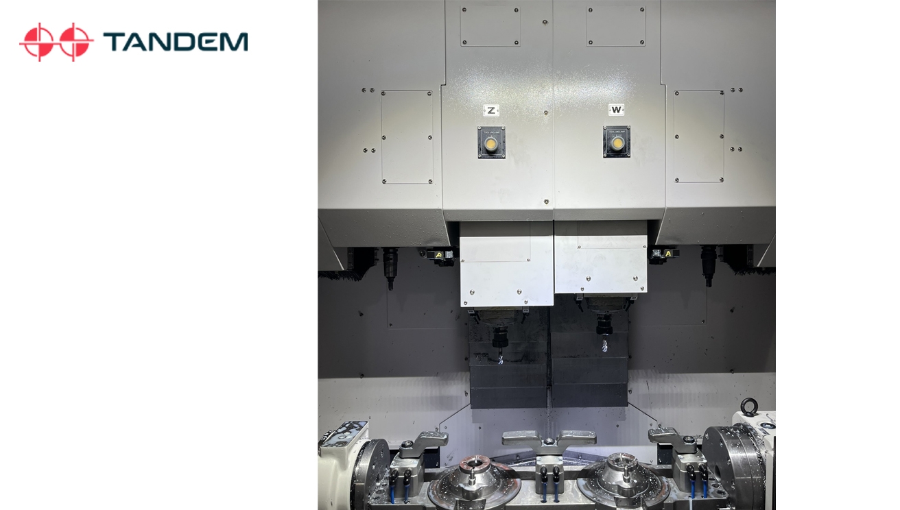 Tek makina ile 2 kat verimlilik! Nomura DST-40 DL Çift İş Milli CNC Dik İşleme Merkezi